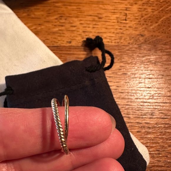 Mejuri 14K Gold Duo Ring, size 9 - Picture 10 of 12